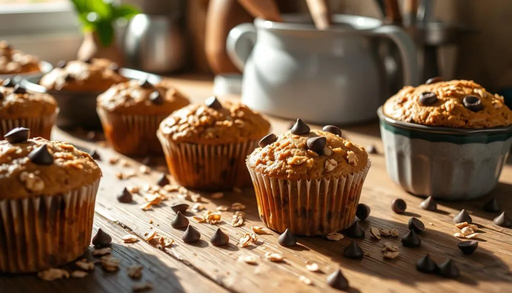oatmeal chocolate chip muffins